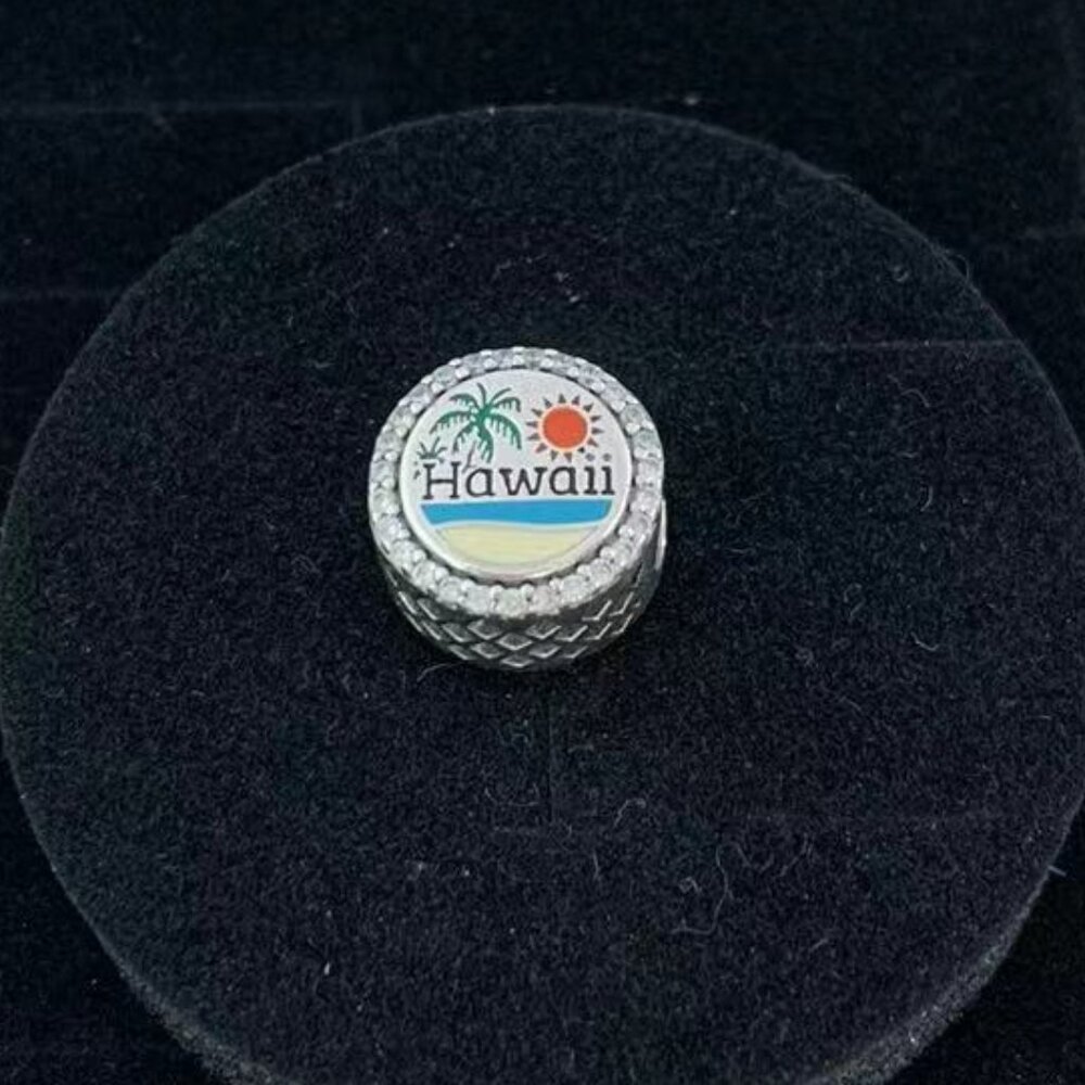 Hawaii Beach Moment Travel Exclusive Dangle Charm Pendant